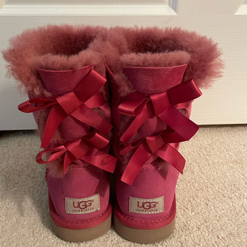 Pink Bailey Bow Uggs